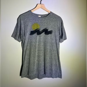 Extra Soft Comfy Mens Grey Bridge & Burn T-Shirt - Size L - Made in the USA
